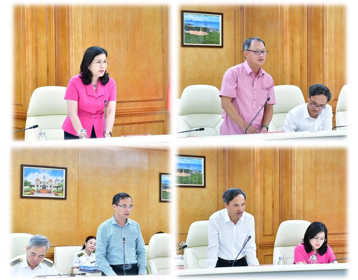 Đại diện các Ban đảng Trung ương phát biểu ý kiến tại Hội nghị. Ảnh: N. LY