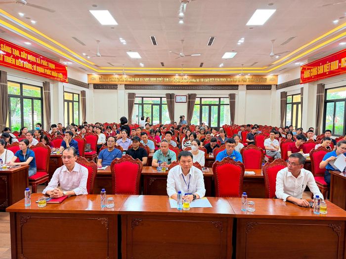 Các đại biểu dự hội nghị. Ảnh: Thanh Hà