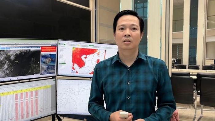 Ông Vũ Tuấn Anh – Dự báo viên Phòng Dự báo thời tiết, Trung tâm Dự báo Khí tượng Thủy văn Quốc gia