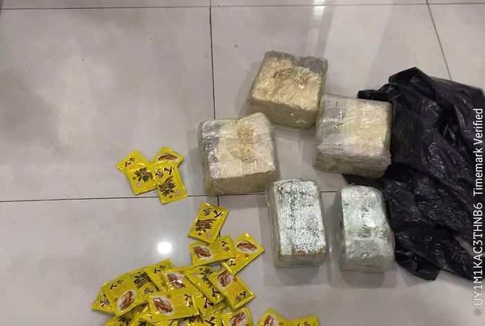 Tang vật ma túy được thu giữ.