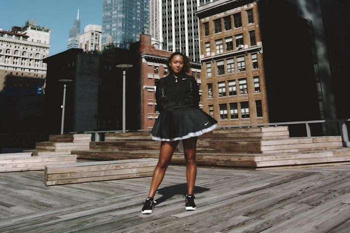  Naomi Osaka trong bộ trang phục thi đấu do Nike và thương hiệu Nhật Bản Ambush thiết kế. Ảnh: Nike.