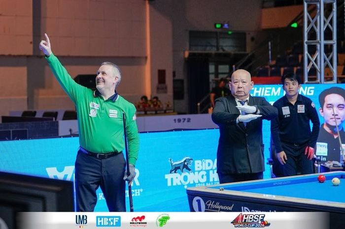 Frederic Caudron lần thứ ba đăng quang ở World Cup TPHCM