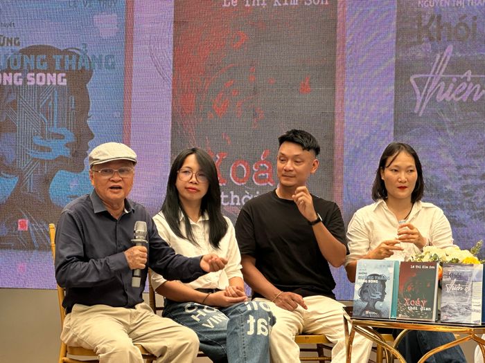  Đại tá, nhà văn Nguyễn Minh Ngọc đến chung vui cùng các tác giả trẻ 