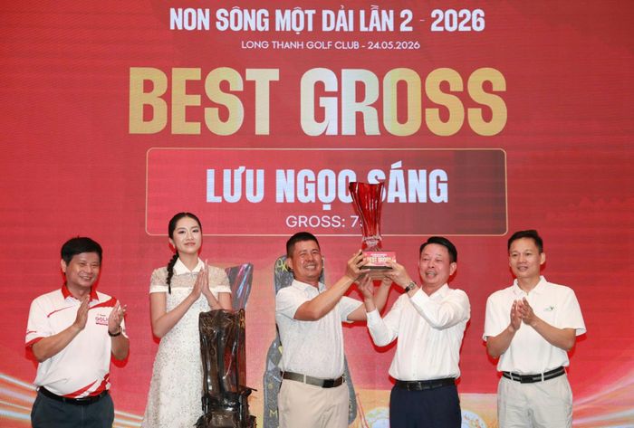 Golfer Lưu Ngọc Sáng giành danh hiệu Best Gross