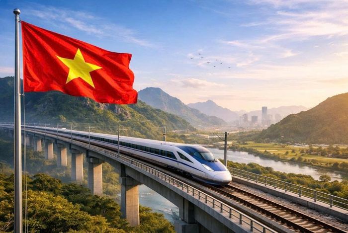 Dự án đường sắt tốc độ cao trên trục Bắc - Nam.