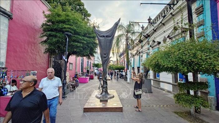 Một góc phố cổ Guadalajara, bang Jalisco, miền Tây Mexico.