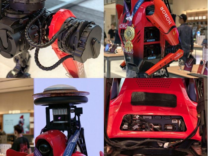  Cận cảnh Robot Flash trưng bày tại cửa hàng. Ảnh: Trần Phong.