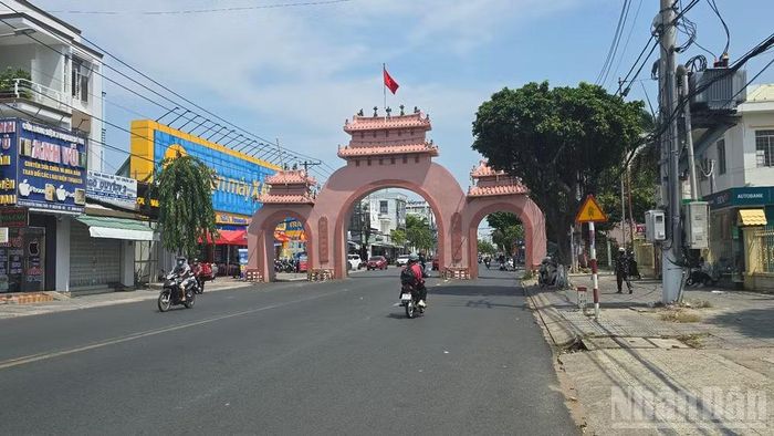 Một góc đô thị phường Rạch Giá, tỉnh An Giang.