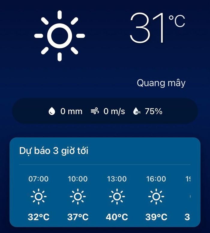  Dự báo nền nhiệt Hà Nội ngày 26-5, cập nhật lúc 6 giờ từ Trung tâm Dự báo khí tượng - thủy văn quốc gia 