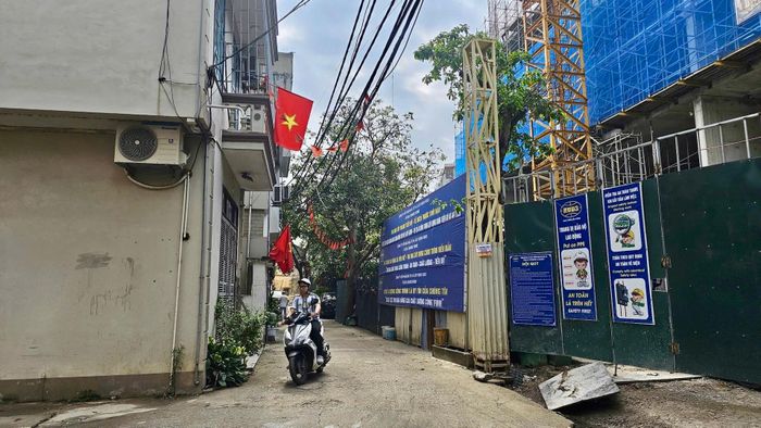 Một dự án nhà ở xã hội đang xây dựng tại Hà Nội. Ảnh: Hồng Khanh