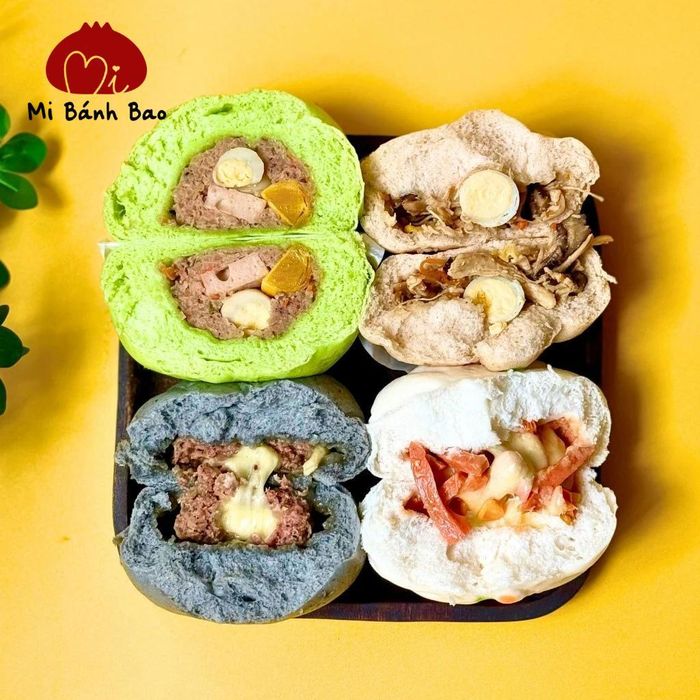 Sự đa dạng về hương vị là yếu tố giúp các dòng bánh bao tươi tại Mi Bánh Bao giữ chân khách hàng.