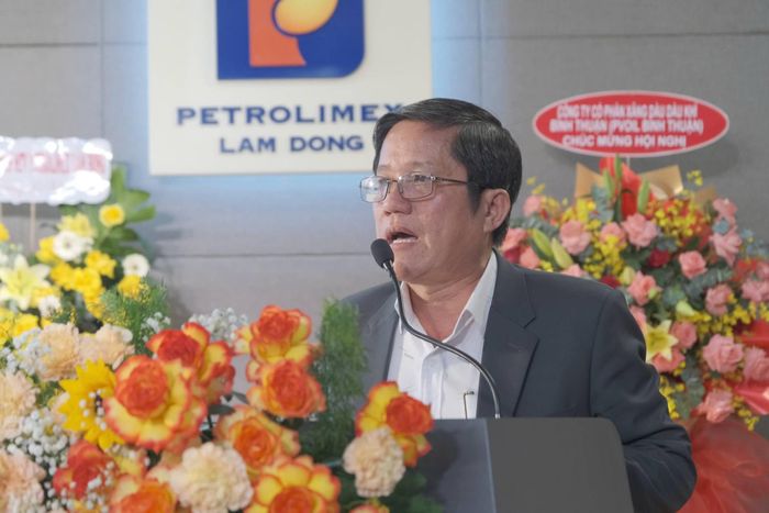 Ông Nguyễn Văn Khánh - Phó Giám đốc Sở Công Thương tỉnh Lâm Đồng phát biểu tại Hội nghị