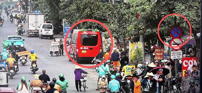 "Mắt thần" AI bắt lỗi xe ô tô vi phạm trên đường phố Hà Nội.