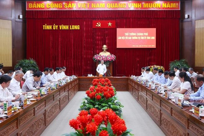 Quang cảnh cuộc làm việc. Ảnh: CP