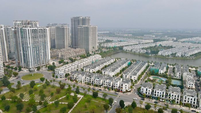 Nhà ở khu đô thị Vin home Ocenpark (xã Gia Lâm, Hà Nội). Ảnh: Quang Thái