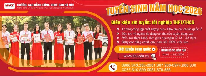 Năm học tới HHT sẽ tuyển sinh khoảng 10.000 học sinh, sinh viên.