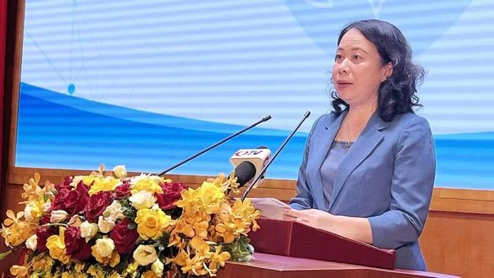 Phó Chủ tịch nước Võ Thị Ánh Xuân phát biểu tại lễ phát động.