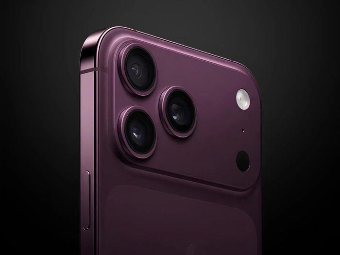iPhone 18 Pro và iPhone 18 Pro Max sẽ có bản màu dark cherry đầy cuốn hút. Ảnh: Fpt.