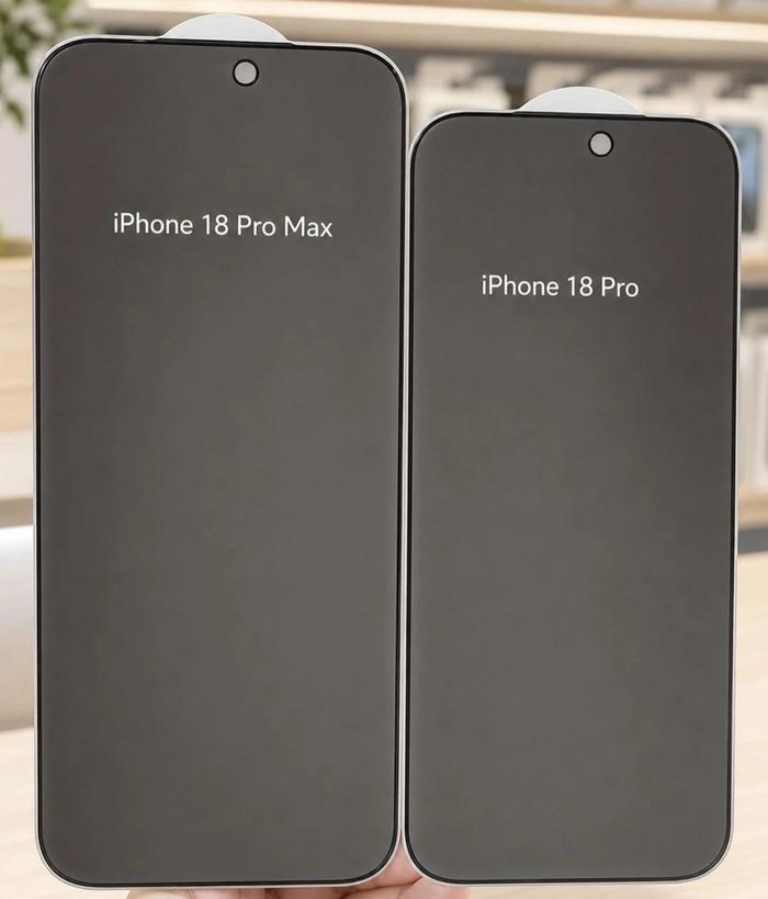 iPhone 18 Pro và iPhone 18 Pro Max sẽ có kích thước màn hình mới? Nguồn ảnh: MajinBu/ X