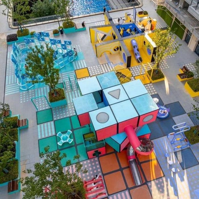 Rubix Square (Giang Tây) được thiết kế bởi 100Architects. Ảnh: 100Architects