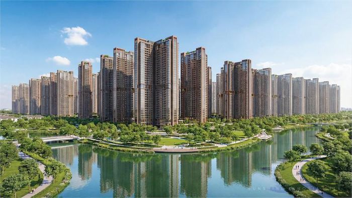 Phối cảnh Khu đô thị đa mục tiêu Bắc Thăng Long Urban City. Ảnh: CĐT