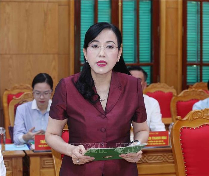 Đồng chí Nguyễn Thanh Hải, Ủy viên Trung ương Đảng, Chủ nhiệm Ủy ban Khoa học, Công nghệ và Môi trường của Quốc hội báo cáo tóm tắt kết quả kiểm tra. Ảnh: Phương Hoa/TTXVN.