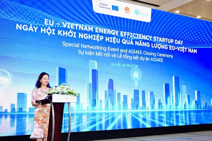 Bà Nguyễn Thị Lâm Giang, Cục trưởng Cục Đổi mới sáng tạo, Chuyển đổi xanh và Khuyến công. Ảnh: Song Hà.