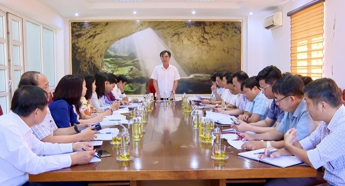 Quang cảnh buổi làm việc - Ảnh: H.N