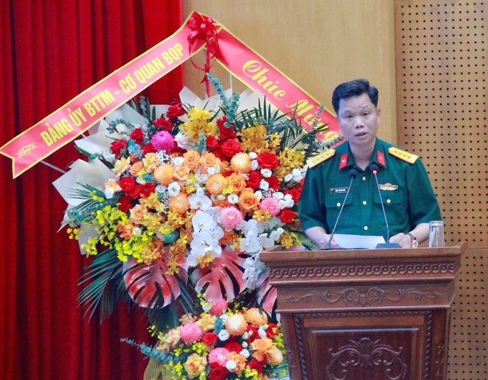 Đại biểu báo cáo tại Hội nghị
