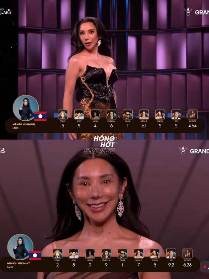 Kết quả của người đẹp Lào khiến khán giả bức xúc. Nguồn ảnh: Hóng hớt showbiz