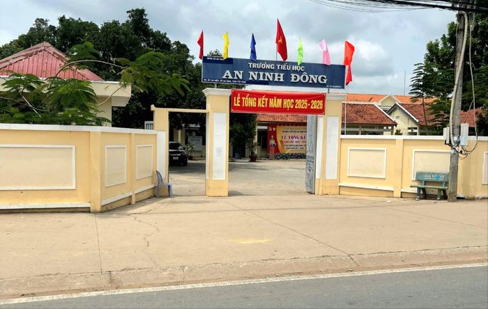 Vụ việc xảy ra trong khuôn viên trường An Ninh Đông. Ảnh: CTV
