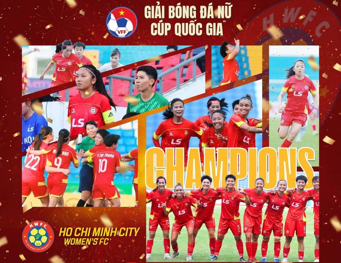 Hào hùng bóng đá nữ TP.HCM. Ảnh: BDN.