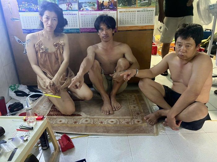 Công an phát hiện nhiều tụ điểm tổ chức sử dụng trái phép chất ma túy. Ảnh: CA