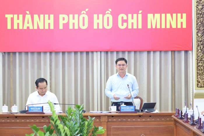 Ông Nguyễn Mạnh Cường, Phó Chủ tịch UBND TP.HCM, phát biểu mở đầu hội thảo. Ảnh: Cổng thông tin điện tử UBND TP.HCM