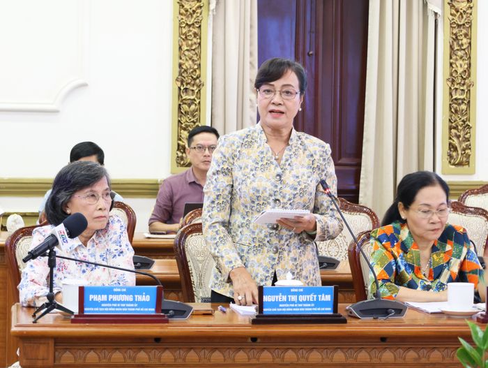  Bà Nguyễn Thị Quyết Tâm, nguyên Phó Bí thư Thành ủy, nguyên Chủ tịch HĐND TP.HCM. Ảnh: Cổng thông tin điện tử UBND TP.HCM 