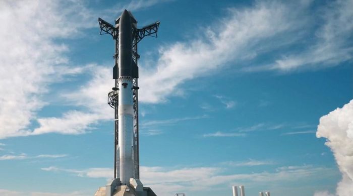 Tên lửa Starship V3. Ảnh: SpaceX