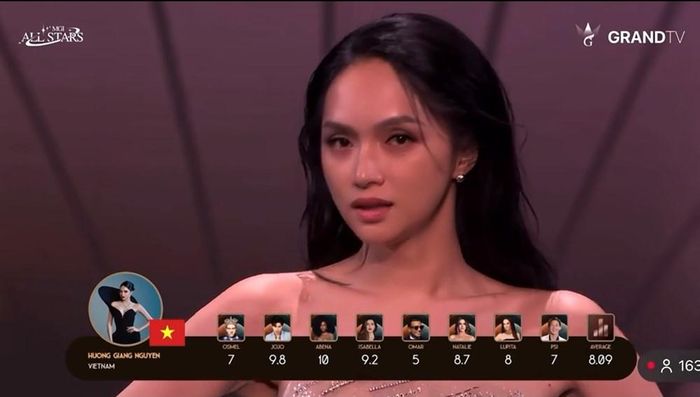 Màn thi mặt mộc của Hương Giang