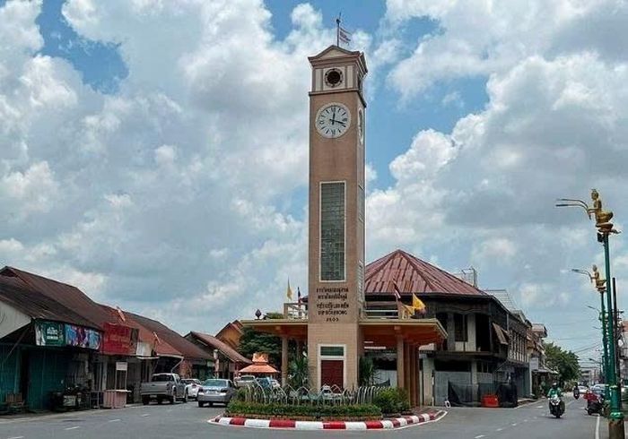 Tháp đồng hồ - biểu tượng của tình hữu nghị giữa nhân dân Việt Nam và Thái Lan. Ảnh: ST