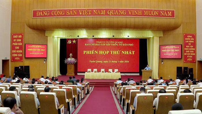 Ban Chỉ đạo sắp xếp thôn, tổ dân phố tỉnh Tuyên Quang họp phiên thứ nhất.