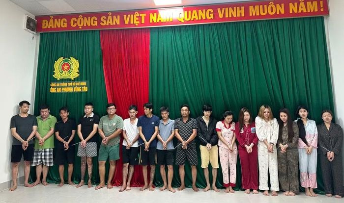 Các đối tượng ma túy ở phường Vũng Tàu bị bắt giữ.