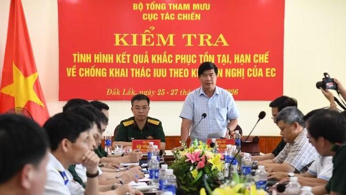 Phó Chủ tịch Ủy ban nhân dân tỉnh Đắk Lắk Nguyễn Thiên Văn phát biểu tại buổi làm việc.