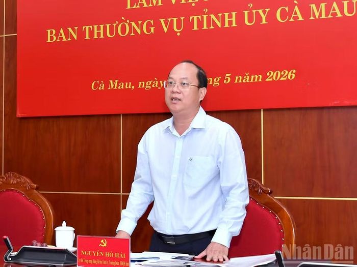 Đồng chí Nguyễn Hồ Hải, Ủy viên Trung ương Đảng, Bí thư Tỉnh ủy Cà Mau cho biết Cà Mau kiên quyết giữ vững và không điều chỉnh giảm chỉ tiêu tăng trưởng 2 con số đã đề ra.