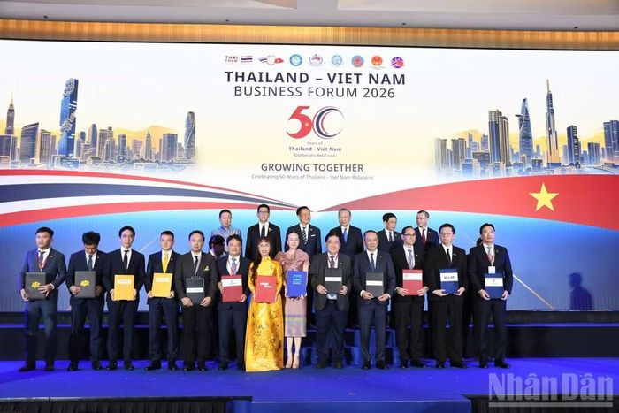 Các đại biểu tham dự Diễn đàn Doanh nghiệp Việt Nam-Thái Lan 2026. (Ảnh: MINH THẮNG)