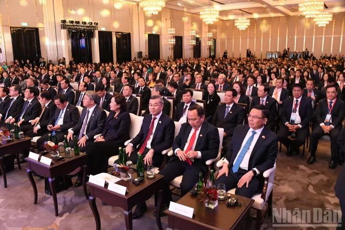 Gần 700 doanh nghiệp hai nước Việt Nam-Thái Lan tham dự Diễn đàn Doanh nghiệp Việt Nam-Thái Lan 2026. (Ảnh: XUÂN SƠN)