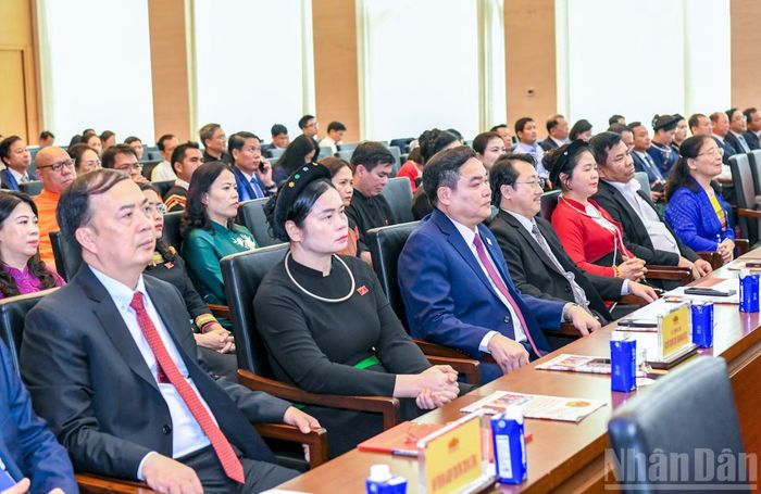 Các đại biểu dự lễ kỷ niệm. (Ảnh: DUY LINH)