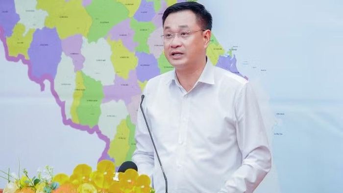 Ủy viên Trung ương Đảng, Bí thư Thành ủy, Trưởng đoàn đại biểu Quốc hội đơn vị thành phố Đà Nẵng Lê Ngọc Quang, phát biểu kết luận hội nghị.