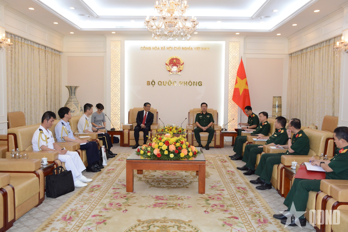 Quang cảnh buổi tiếp. 