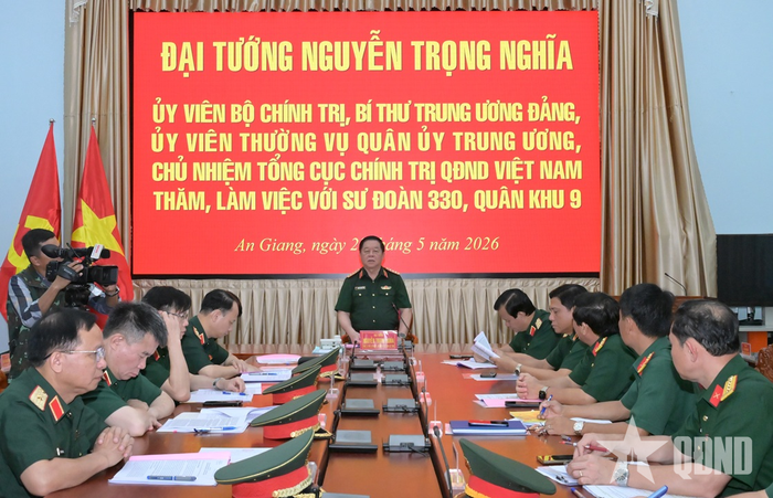 Quang cảnh buổi làm việc của đoàn công tác. 