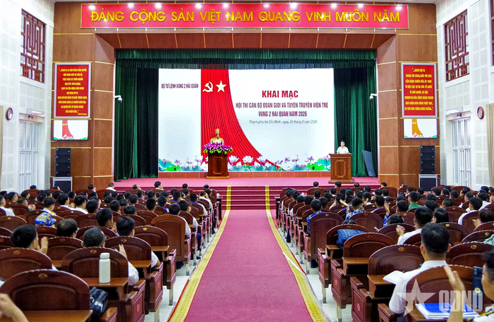 Quang cảnh lễ khai mạc.