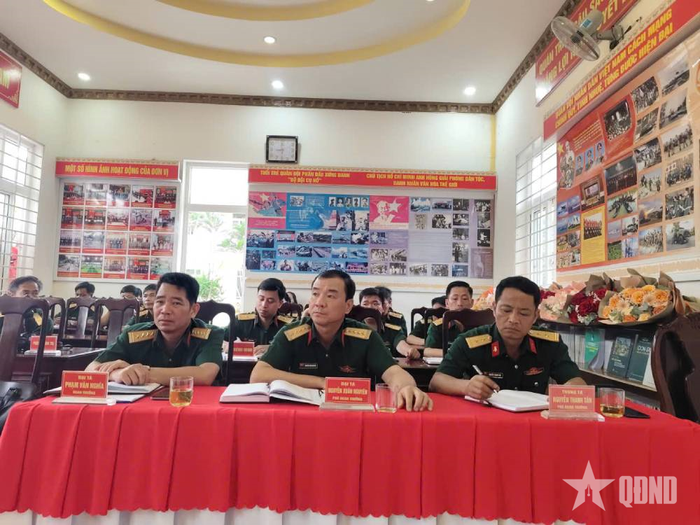  Các đại biểu dự Hội nghị công bố quyết định thành lập Đoàn Kinh tế - Quốc phòng 728. 